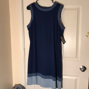 New York and company blue dress